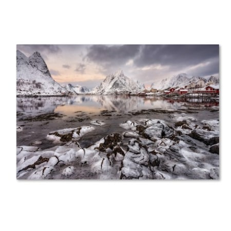 Trademark Fine Art David Martín Castán 'Ice Cracking' Canvas Art, 16x24 1X03583-C1624GG